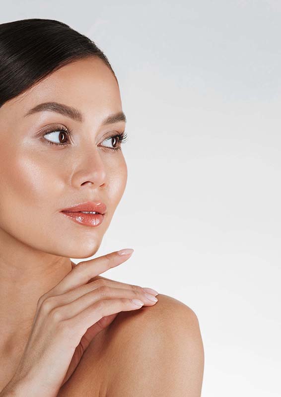 Woman with smooth skin